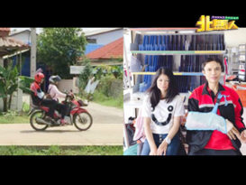 【泰新闻】手骨折也要送信 敬业邮差托女友载送