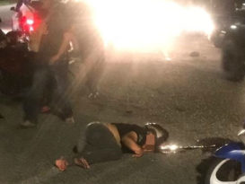 摩哆与轿车相撞   骑士头部受创毙命