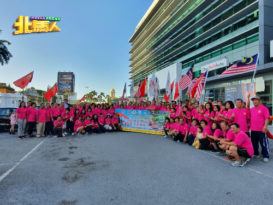 吉打五大乡团汇炬行  250人齐捡垃圾