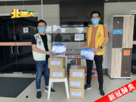 ◤新冠肺炎◢  马佛青捐赠500个面罩  给佛义洗肾中心