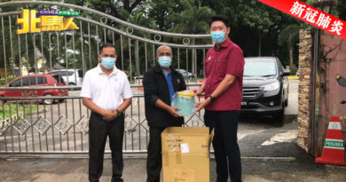 ◤北马疫急◢ 黄思敏送面罩给大年监狱  15人确诊 9已痊愈