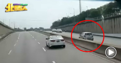 又有“失魂车”逆向行驶！ 这次在北海居林大道