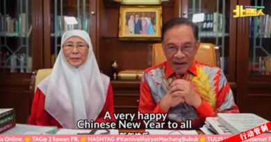 ◤MCO 2.0◢ 安华、旺阿兹莎祝大馬華裔   “新年快乐、牛转乾坤”