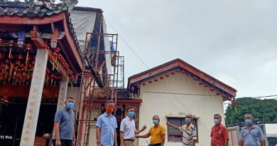 首长拨5万 修复浮罗山背百年古庙