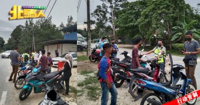 ◤全国大封锁◢   飙摩哆捍扰居民     吉警发出20张罚单给青少年