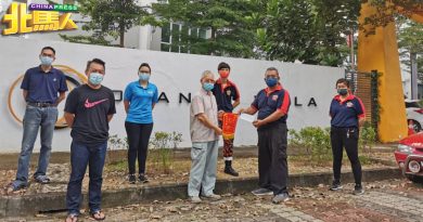Orange Villa居民捐献 大山脚市区自愿消防队