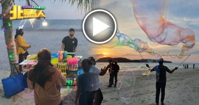 ◤交怡旅游泡泡◢  交怡水上活动 海滩商家  首晚营业额还OK