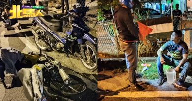 男子为避检 撞上警察摩哆 警员受重伤
