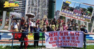 五条路休闲公园建电讯塔 居民促国州议员拿出拜票态度面对