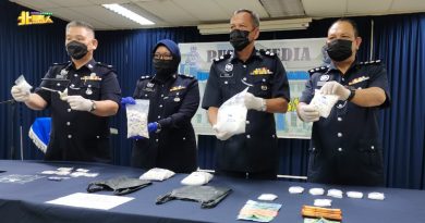 古邦巴素警方扣3毒贩    起获逾18万令吉毒品