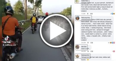 轿车误闯摩哆专用道 网民：也有类似经历