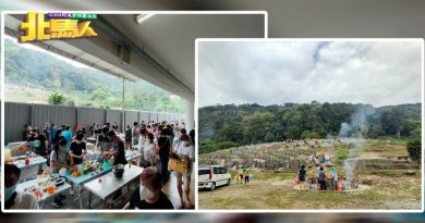 清明节正日 骨灰塔人多 义山人少