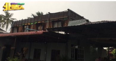 吉4县暴风雨侵袭 50房屋遭摧毁