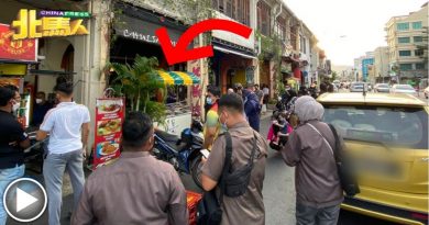 网传Tik Tok网红牛干冬摆档 人潮阻碍交通 遭市政厅取缔