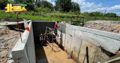 忠英园耗70万建水泵   一週后完工 助减洪水量