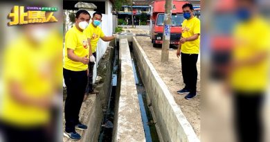 美乐花园新建沟渠竣工 孙意志：降低大雨积水量