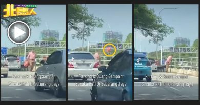 男子随意停车 垃圾丢入河 市厅将对付垃圾虫 罚RM250