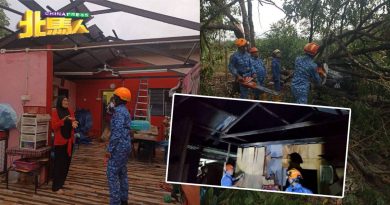 暴风雨来袭  吉2区25房屋遭摧毁