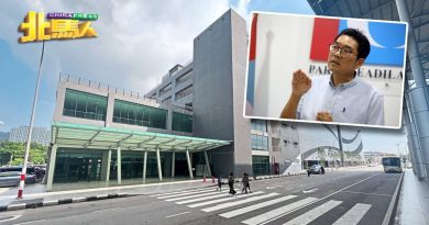 槟机场人行天桥预计明年2月完工   沈志勤：暂建有盖行人道料9月竣工