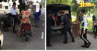 居林警方花园住宅区取缔 未成年驾驶 3摩哆被充公