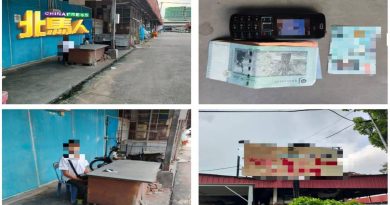 七条路巴刹非法收注 地下万字厂跑腿被捕