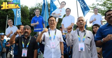 ◤6州选举◢ 刘华才上阵马来区 没伊党党员为他打气