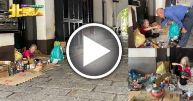 流浪华妇拒去老人院 “再逼我，就撞墙自杀”