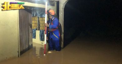 古邦巴素3甘榜突发水灾 43灾民安顿疏散中心