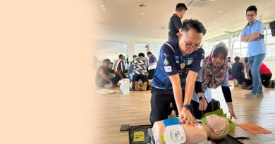 3单位联办  民众学习CPR/AED
