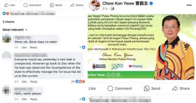 大宝森节遇到北赖水管再爆裂  曹观友被网民 骂到删节日祝贺文