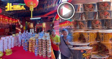 全马首间神庙 彷效台湾用泡面拜大伯公