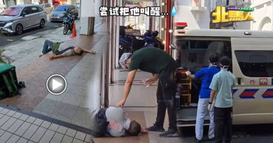 大热天下 送餐员累倒五脚基