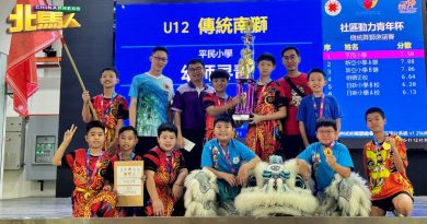 社区动力青年传统舞狮赛 平民小学 威南日新 夺冠