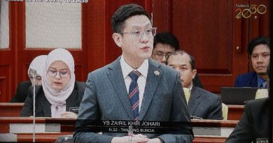 槟州议会 |  大道工程承包商不遵从指示  再里尔：接停工令！
