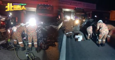 轿车长巴相撞 酿1死1伤