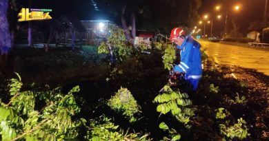 暴风雨袭击古邦巴素县   幸无人伤亡