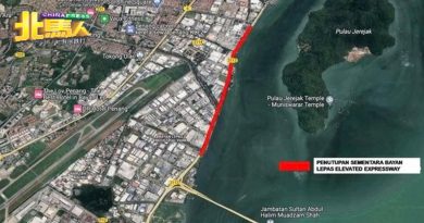 进行清理工作  槟岛2高架公路  本周末27日及28日关闭4小时半