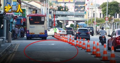 槟岛巴士专用道计划 首日试跑状况不少