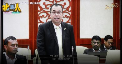 槟州议会 |白云山路至车水路隧道工程 李文兴：2019年提出至今没进展