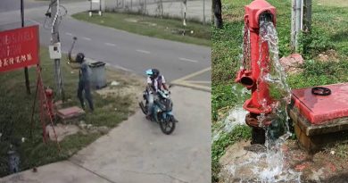 义消队大门前消防栓 光天化日照样被偷！