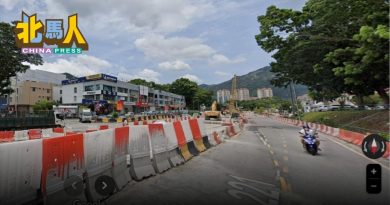 为应付天德园大道新年交通  肯德基前暂恢复两条车道