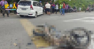 休旅车在联邦公路U转  食堂助理 摩哆撞上后身亡