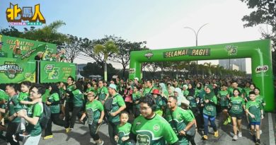 美禄早餐日槟城站 槟元首挥旗 逾1万人欢乐跑