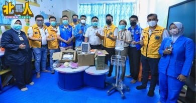 丹绒狮子会捐3医疗器材 给槟中央医院