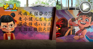 《哪吒》热潮吹入校园  麦曼珍华小增2壁画
