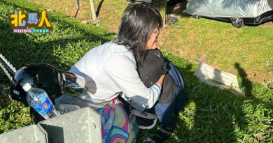 上班途中遇见2车祸伤者  林秀琴停车冲下斜坡救人