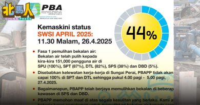 425全槟大制水｜截至昨晚11时30分 槟州水供恢复44%
