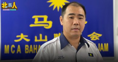 小贩中心设施恶劣被揭后 陈扬邦感谢王丽丽探伤者