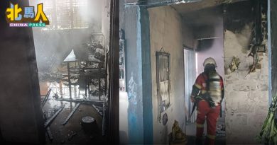 组屋房间改为厨房起火 40%烧毁 无人伤亡