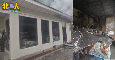 森林公园1度假村储藏室起火  逾半面积烧毁